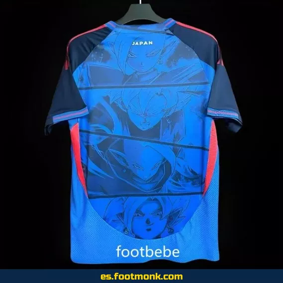 Camiseta Japón 2024 Dragon Ball Combate Azul – Edición Especial Colección Fútbol