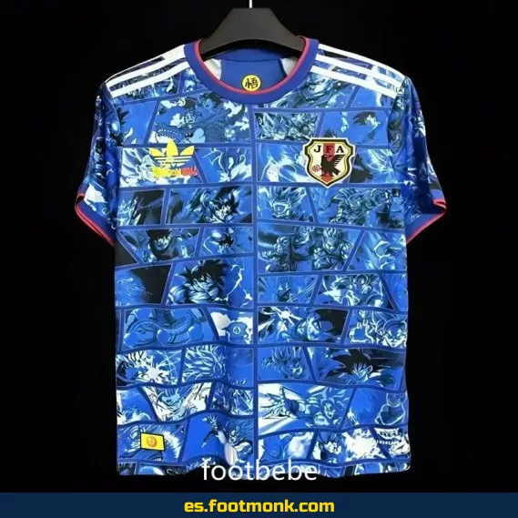 Camiseta Japón 2024 Dragon Ball Wukong Azul - Edición Especial Colección Dragon Ball
