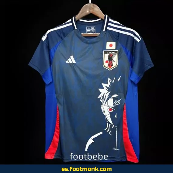 Camiseta Japón 2024 Naruto Uzumaki Azul – Edición Especial