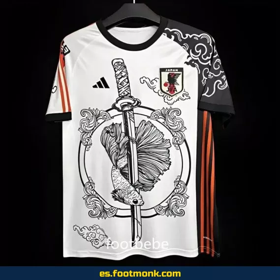 Camiseta Japón 2024 Espada de Samurái Blanca – Edición Especial