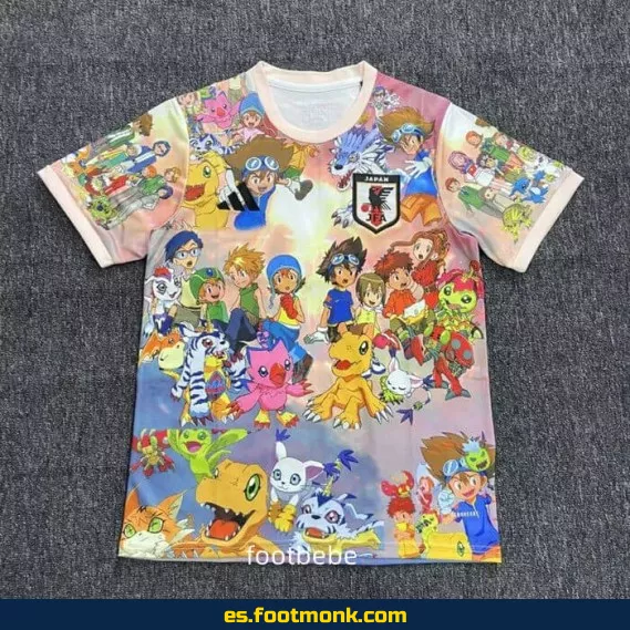 Camiseta Japón 2025-2026 Edición Especial Digimon – Réplica Oficial