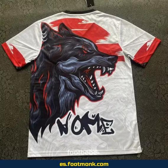 Camiseta Japón 2025-2026 Edición Especial Lobo - Blanca | Réplica Oficial | Colección Limitada