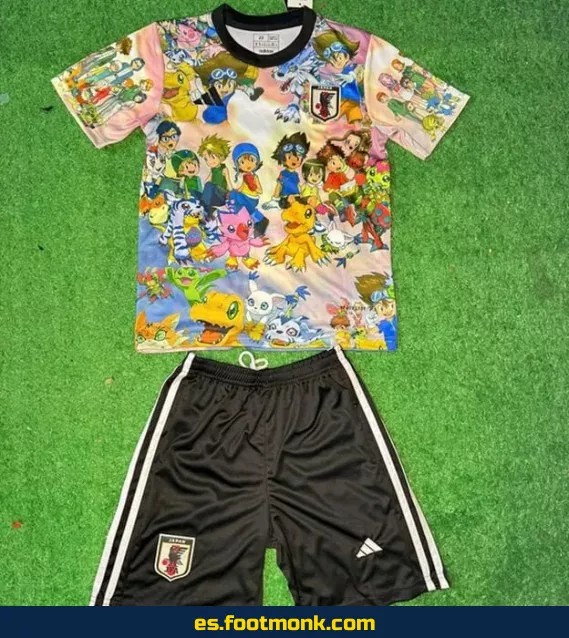 Camiseta Japón Infantil 2025-2026 Digimon - Edición Especial Niños