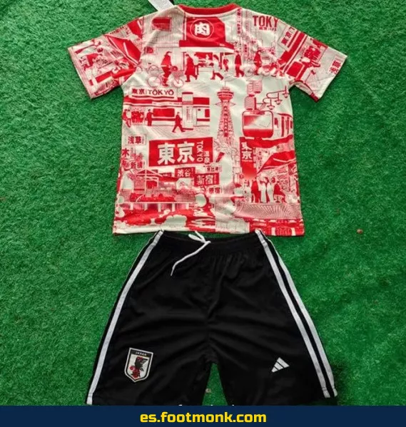 Camiseta Japón Infantil 2025-2026 Tokyo Roja – Edición Especial Niños