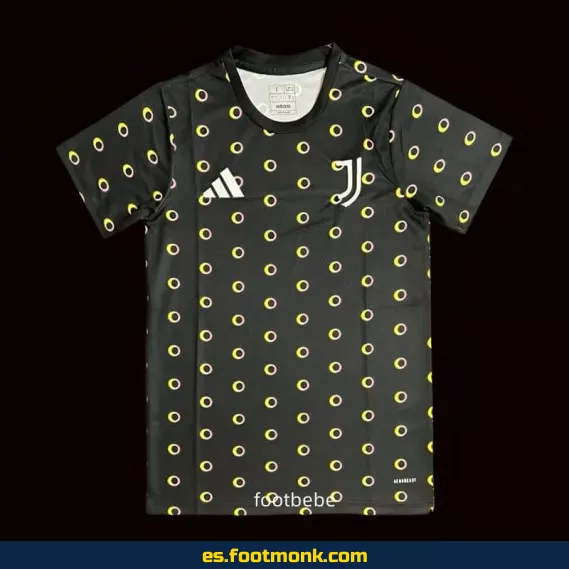 Camiseta de Entrenamiento Juventus 2024-2025 Negra – Oficial, Edición Nueva Temporada