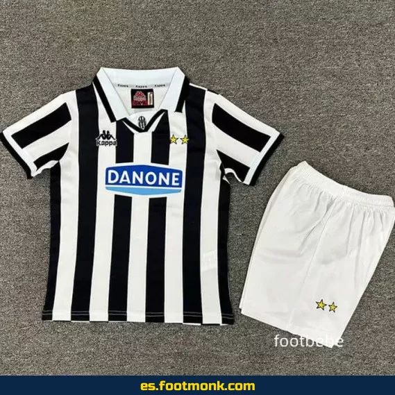 Camiseta Juventus Infantil 1994-1995 Temporada - Edición Retro Domicilio - Réplica Oficial