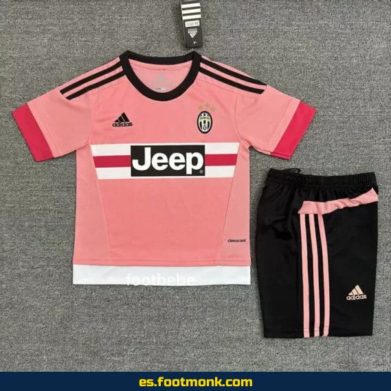 Camiseta Juventus Niños 2015-2016 Tercera Equipación Rosa – Edición Especial