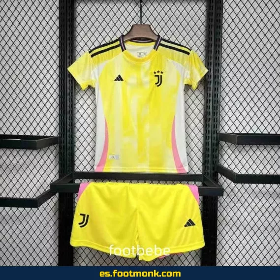 Camiseta Juventus Niños 2024-2025 Visitante Amarilla – Oficial