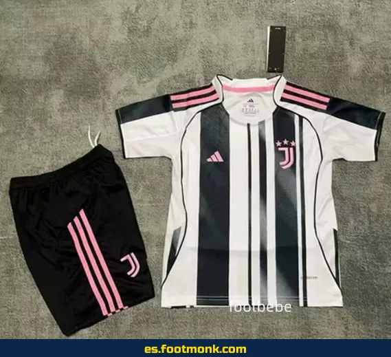 Camiseta Juventus Niños 2025-2026 Local – Oficial, Personalizada y de Alta Calidad