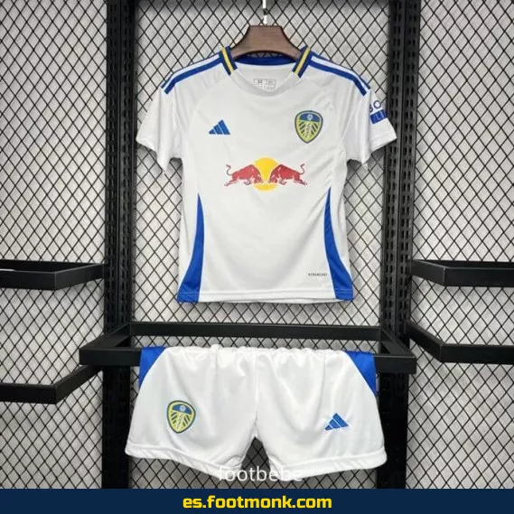 Camiseta Oficial Leeds United Niños 2024-2025 Local Blanca – Compra Online