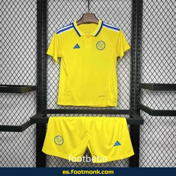 Camiseta Leeds United Niños 2024-2025 Visitante Amarilla – Camisetas de Fútbol Oficiales