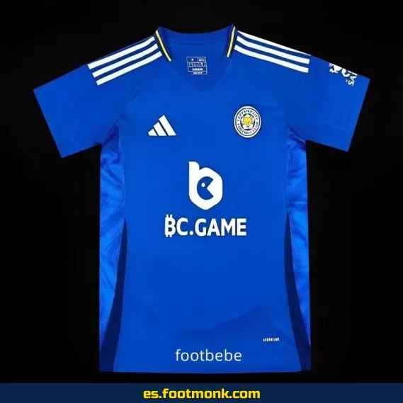 Camiseta Oficial Leicester City 2024-2025 Local Azul – Compra Online