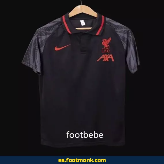 Polo Liverpool 2023-2024 Negro – Camiseta Oficial de Fútbol