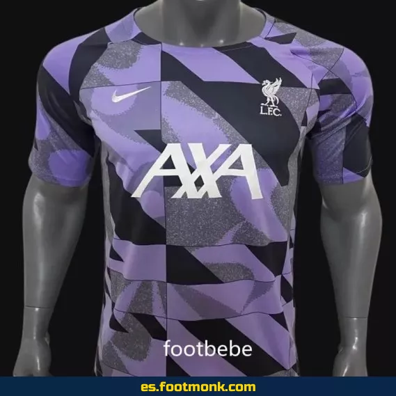 Camiseta de Entrenamiento Liverpool 2023-2024 Violeta – Oficial, Edición Especial