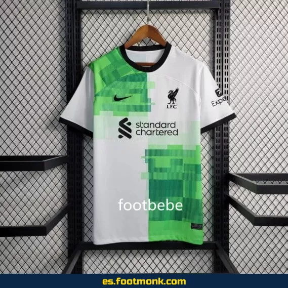 Camiseta Liverpool 2023-2024 Visitante Verde – Edición Oficial