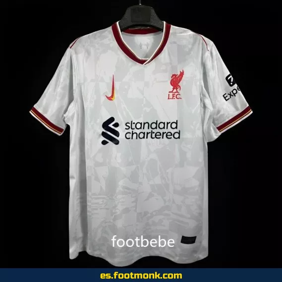Camiseta Liverpool 2024-2025 Tercera Equipación Blanca – Edición Oficial