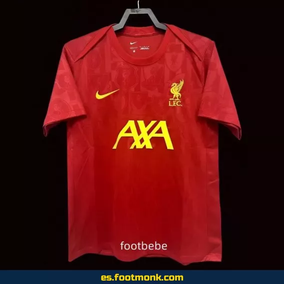 Camiseta de Entrenamiento Liverpool 2024-2025 Roja - Oficial, Nueva Temporada