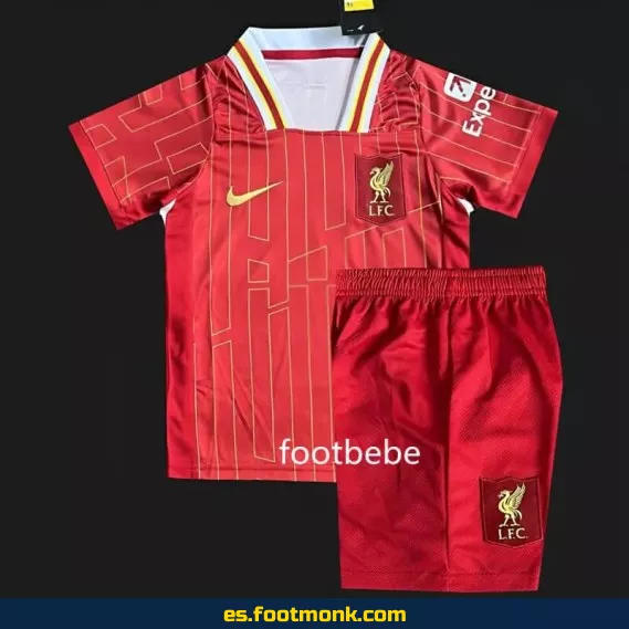 Camiseta Liverpool Niños 2024-2025 Local Roja – Camisetas de Fútbol Oficiales