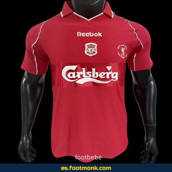 Camiseta Retro Liverpool 2000-2001 Domicilio - Edición Clásica - Réplica Oficial