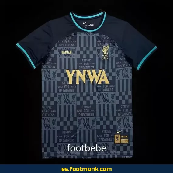 Camiseta Liverpool x LeBron James YNWA 2023-2024 Negra – Edición Especial