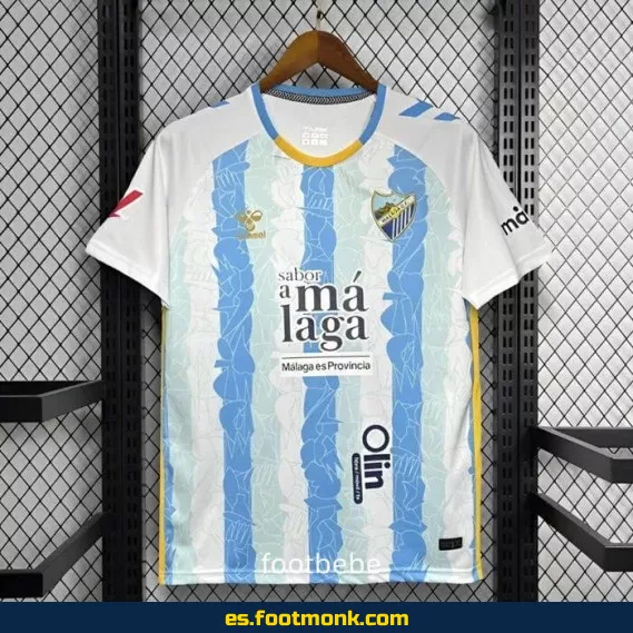 Camiseta Oficial Málaga CF 2024-2025 - Primera Equipación, Domicilio, Edición Limitada