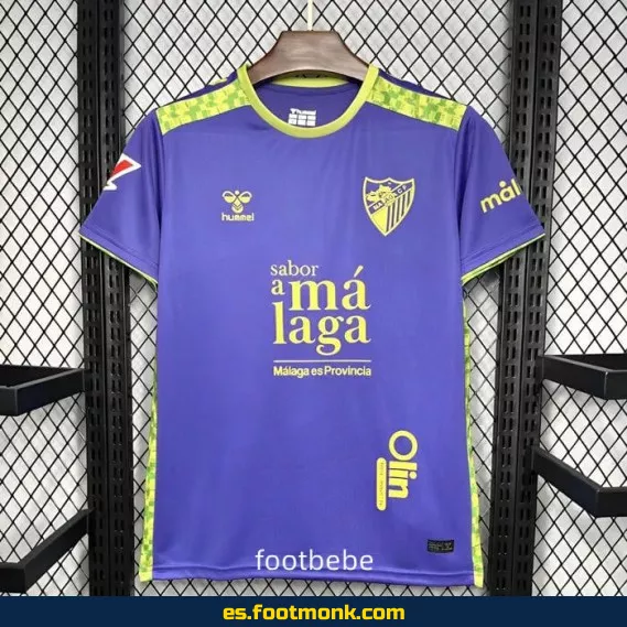 Camiseta Málaga CF 2024-2025 Tercera Equipación Violeta – Edición Oficial