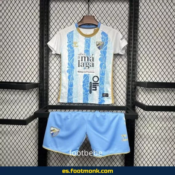Camiseta Málaga CF Niño 2024-2025 Primera Equipación - Envío a Domicilio