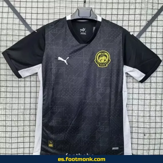 Camiseta Exterior Malasia 2025 Negra - Edición Oficial
