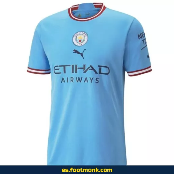 Camiseta Oficial Manchester City 2022-2023 Local Azul – Compra Ahora