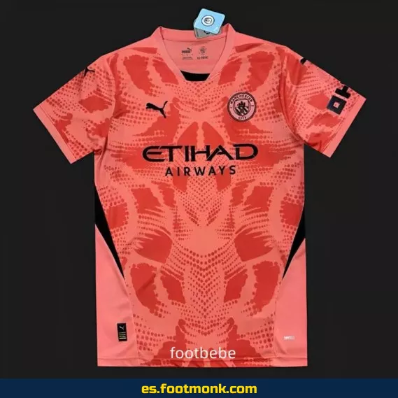 Camiseta Manchester City 2024-2025 Portero Rosa – Edición Oficial