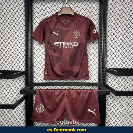 Camiseta Third Manchester City Niños 2024-2025 - Edición Oficial