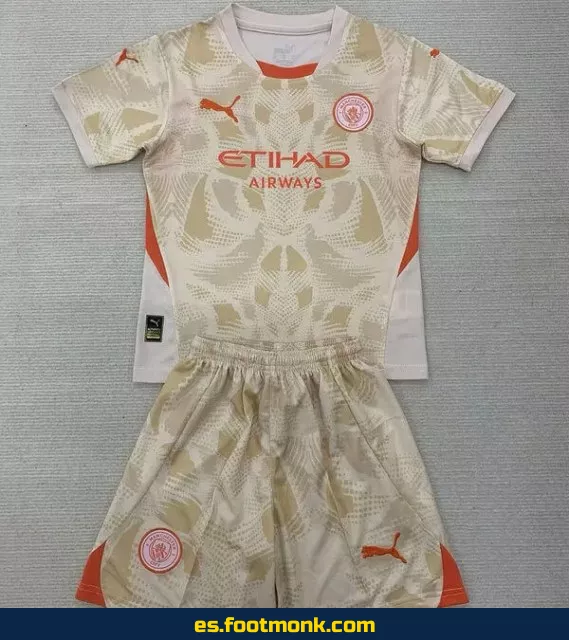 Camiseta de fútbol infantil Manchester City 2024-2025, camiseta oficial de portero de fútbol, camiseta de equipo de fútbol para niños