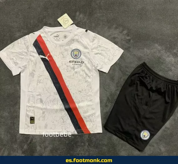 Camiseta Manchester City Niños 2025-2026 Tercera Equipación – Oficial, Personalizable y Envío Rápido