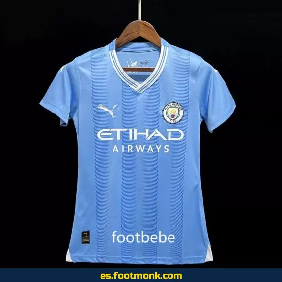 Camiseta Oficial Manchester City Mujer 2023-2024 Local – Compra Online