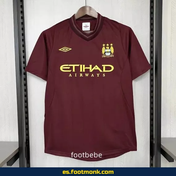 Camiseta Vintage Manchester City 2012-2013 Exterior - Edición Retro Oficial