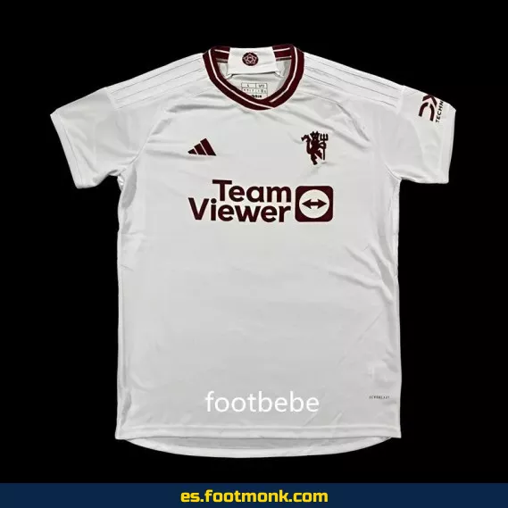 Camiseta Manchester United 2023-2024 Tercera Equipación Blanca – Edición Oficial