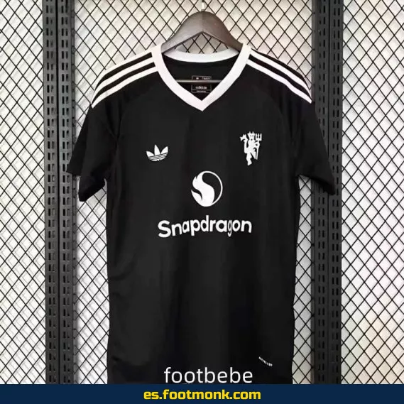 Camiseta de Portero Manchester United 2024-2025 Negra - Edición Oficial