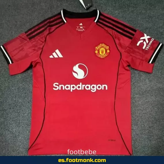 Camiseta Oficial Manchester United Local 2025-2026 - Edición Nueva Temporada
