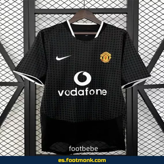 Camiseta Manchester United Vintage 2003-2005 Exterior - Edición Retro - Réplica Oficial