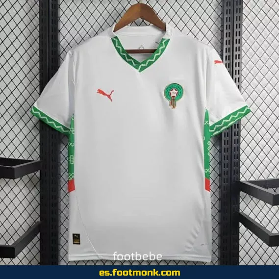 Camiseta Marruecos 2024-2025 Blanca - Edición Oficial