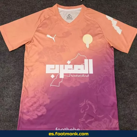 Camiseta de fútbol Maroc 2025-2026 versión concepto rosa