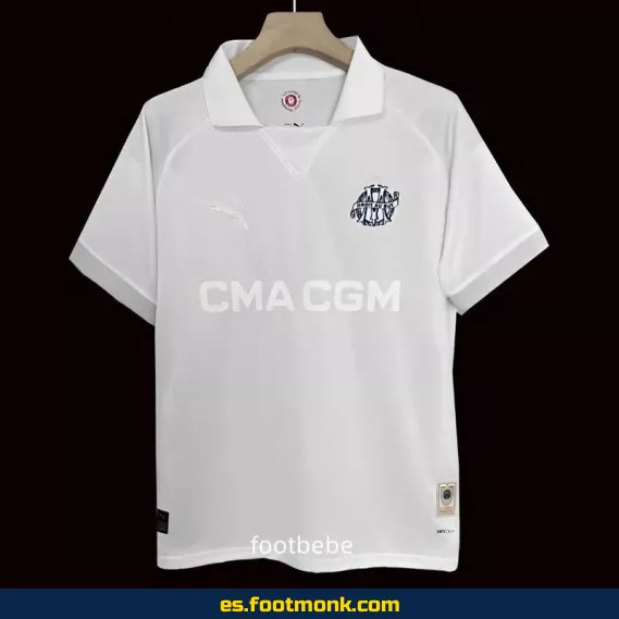 Camiseta Olympique de Marseille 2024-2025 125 Aniversario Blanca - Edición Especial