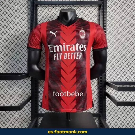 Camiseta Oficial AC Milan Local 2023-2024 - Nueva Temporada - Envío a Domicilio