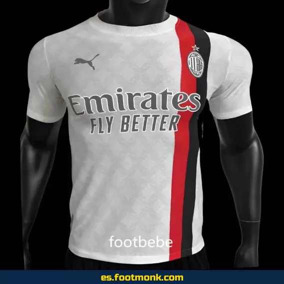 Camiseta Oficial AC Milan 2023-2024 Visitante Blanca – Nueva Temporada