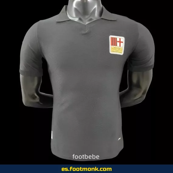 Camiseta Retro AC Milan 2024 - 125 Aniversario Negra - Edición Especial