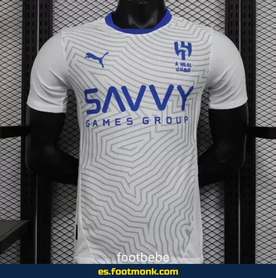 Camiseta Oficial Al-Hilal Saudi 2024-2025 Visitante Blanca – Edición Especial, Nueva Temporada