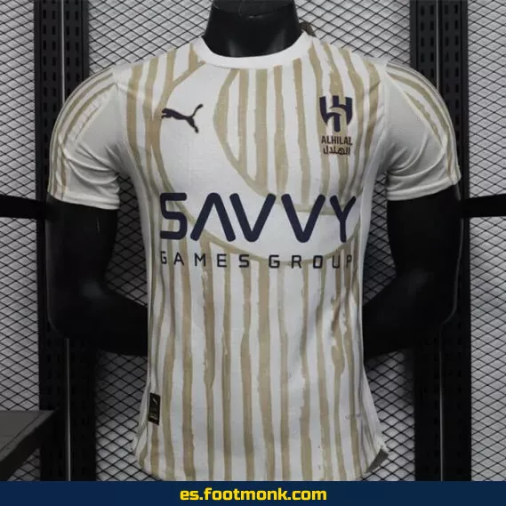 Camiseta Oficial Al-Hilal Saudi 2025-2026 - Edición Blanca Roto - Compra Ahora
