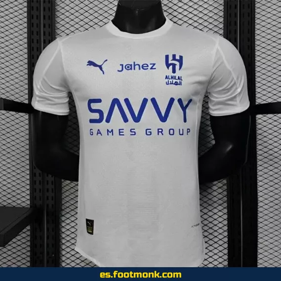 Camiseta Oficial Al-Hilal Saudi 2025-2026 Blanca - Edición Match - Envío a Domicilio