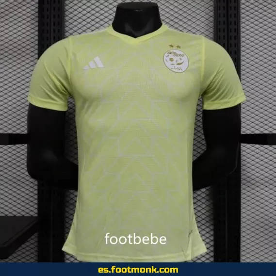 Camiseta Oficial de la Selección de Argelia 2023-2024 Amarilla - Edición Especial