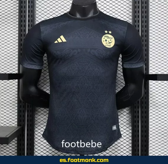Camiseta de Entrenamiento de la Selección de Argelia 2023-2024 - Edición Negra